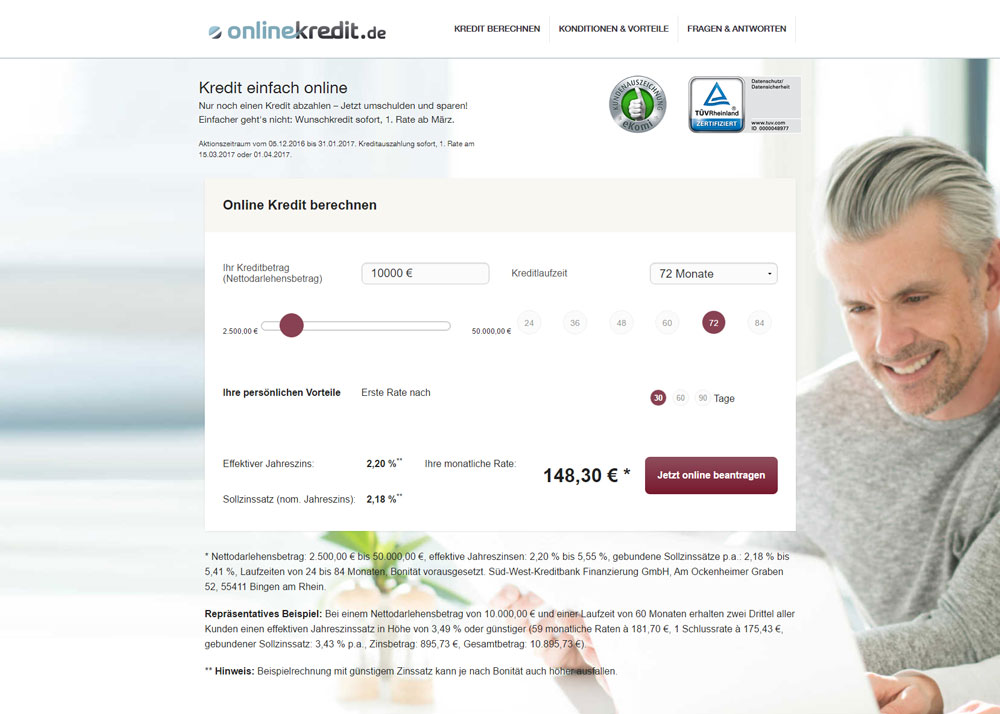 Screenshot vom 12.01.2017